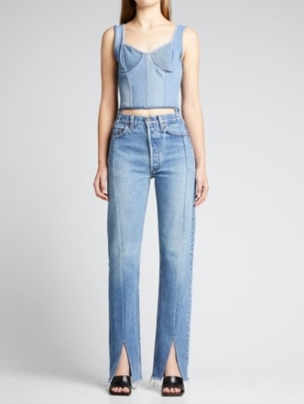EB Denim Split Hem OG Denim Jeans Size 26